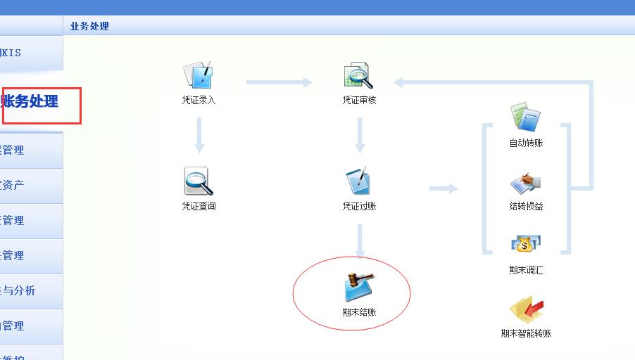 金蝶KIS标准版反过账